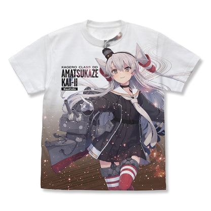 艦隊これくしょん -艦これ- 天津風改二 全幅印花T恤 XL碼 白色