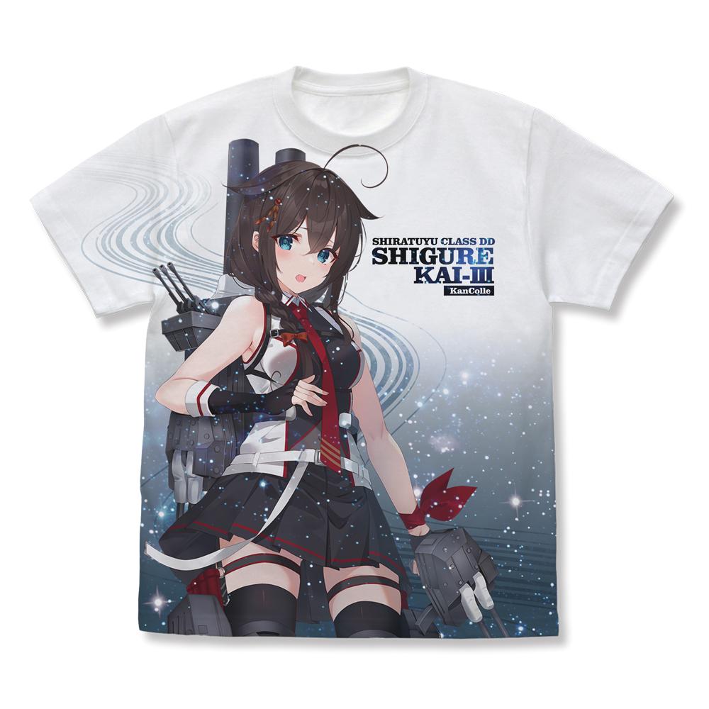 艦隊これくしょん -艦これ- Mサイズ 時雨改三 全幅印花T恤/WHITE