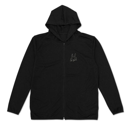 來自深淵 烈日の黃金郷 M碼 ナナチの「んなぁ～」 薄款速干連帽衛衣/BLACK