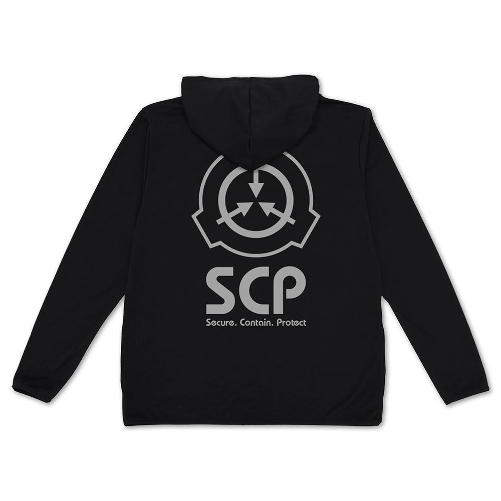 SCP財團 XXL碼 薄款速干連帽衛衣 黑色