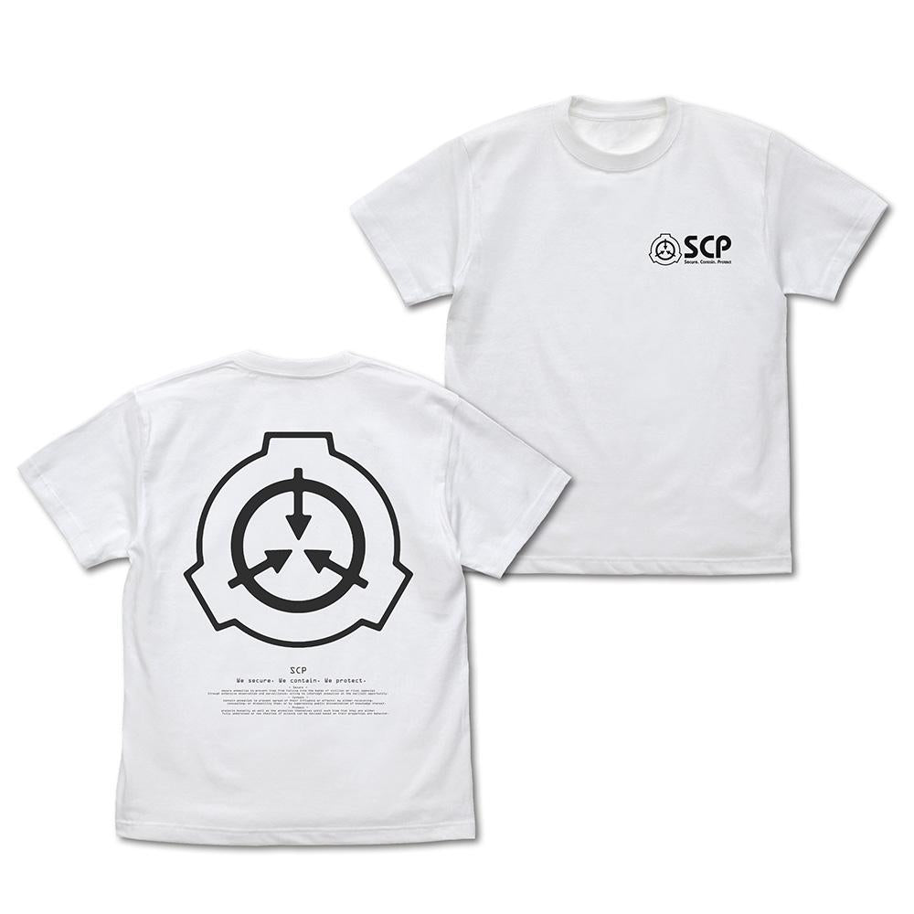 SCP財団 XL碼 LOGO印花T恤/WHITE