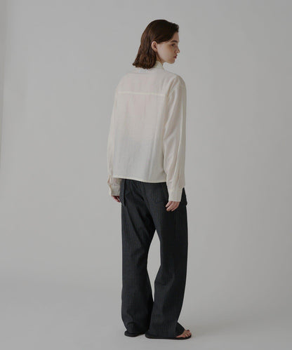 WHIMSIC/2サイズ展開 條紋牛仔Slacker褲