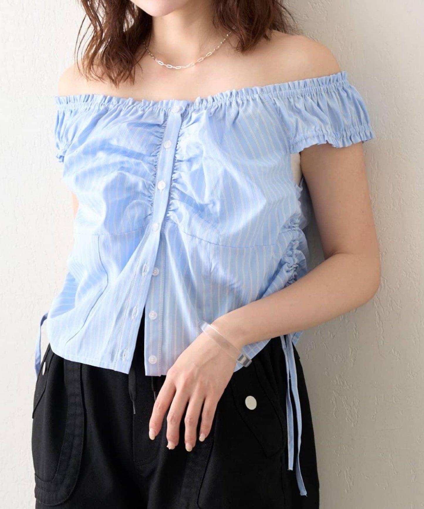 【mline】法式褶皺襯衫