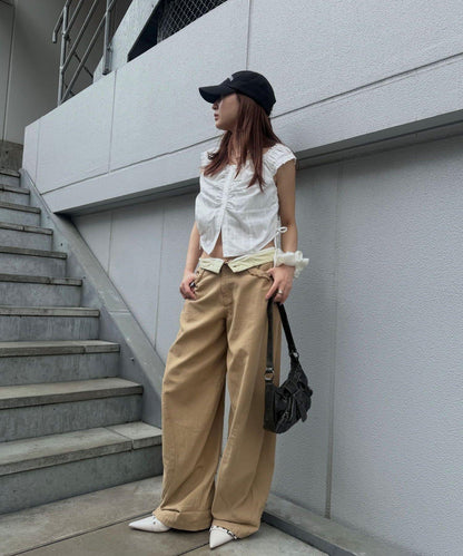 【mline】法式褶皺襯衫