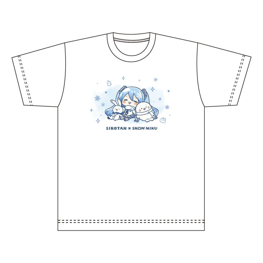 しろたん×雪ミク T恤