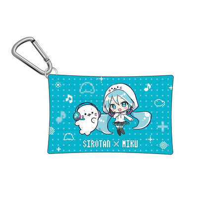 しろたん×《初音未來》 第二彈 《初音未來》 附登山扣透明收納包