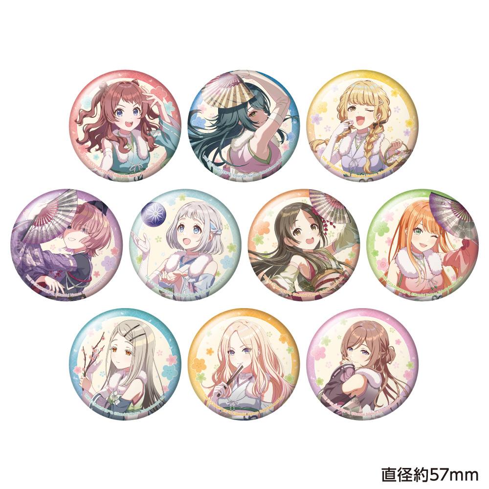 學園アイドルマスター（學園偶像大師） 雪解けに ver. 徽章 BOX裝 10個入