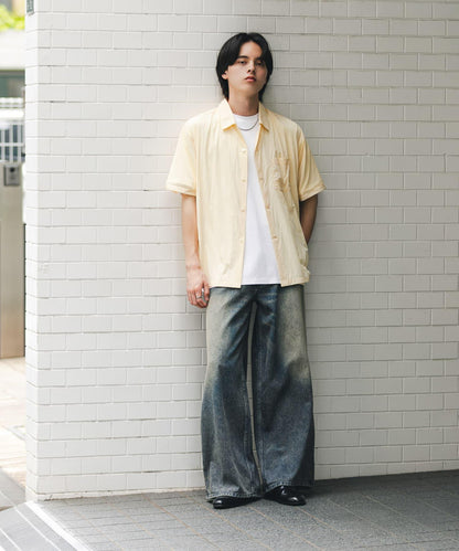 透膚短袖襯衫