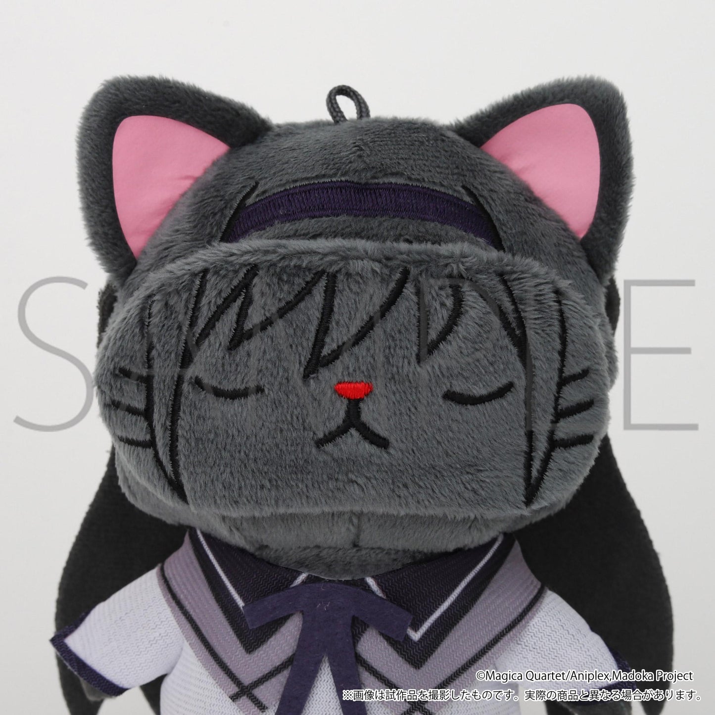 魔法少女まどか☆マギカ（魔法少女小圓） withCAT系列 曉美焰 眼罩毛絨鑰匙扣Plus