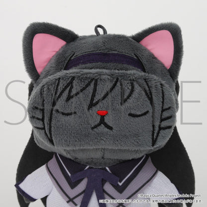 魔法少女まどか☆マギカ（魔法少女小圓） withCAT系列 曉美焰 眼罩毛絨鑰匙扣Plus