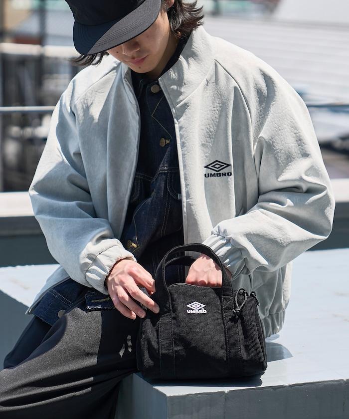 umbro × FREAK'S STORE 聯名款 撞色燈芯絨 波士頓迷你包