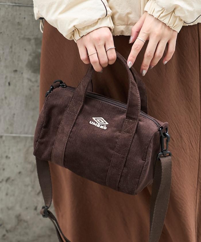 umbro × FREAK'S STORE 聯名款 撞色燈芯絨 波士頓迷你包