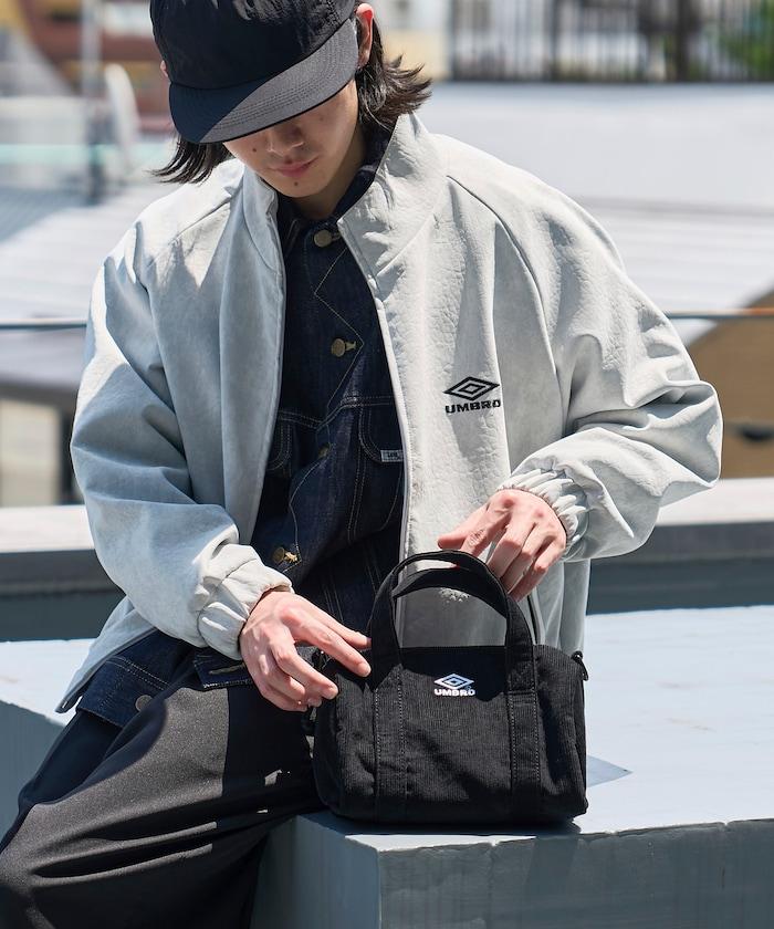 umbro × FREAK'S STORE 聯名款 撞色燈芯絨 波士頓迷你包