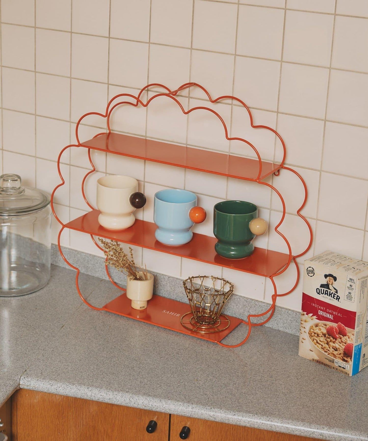 新色 Wall shelf flower SAHIR 壁掛花架