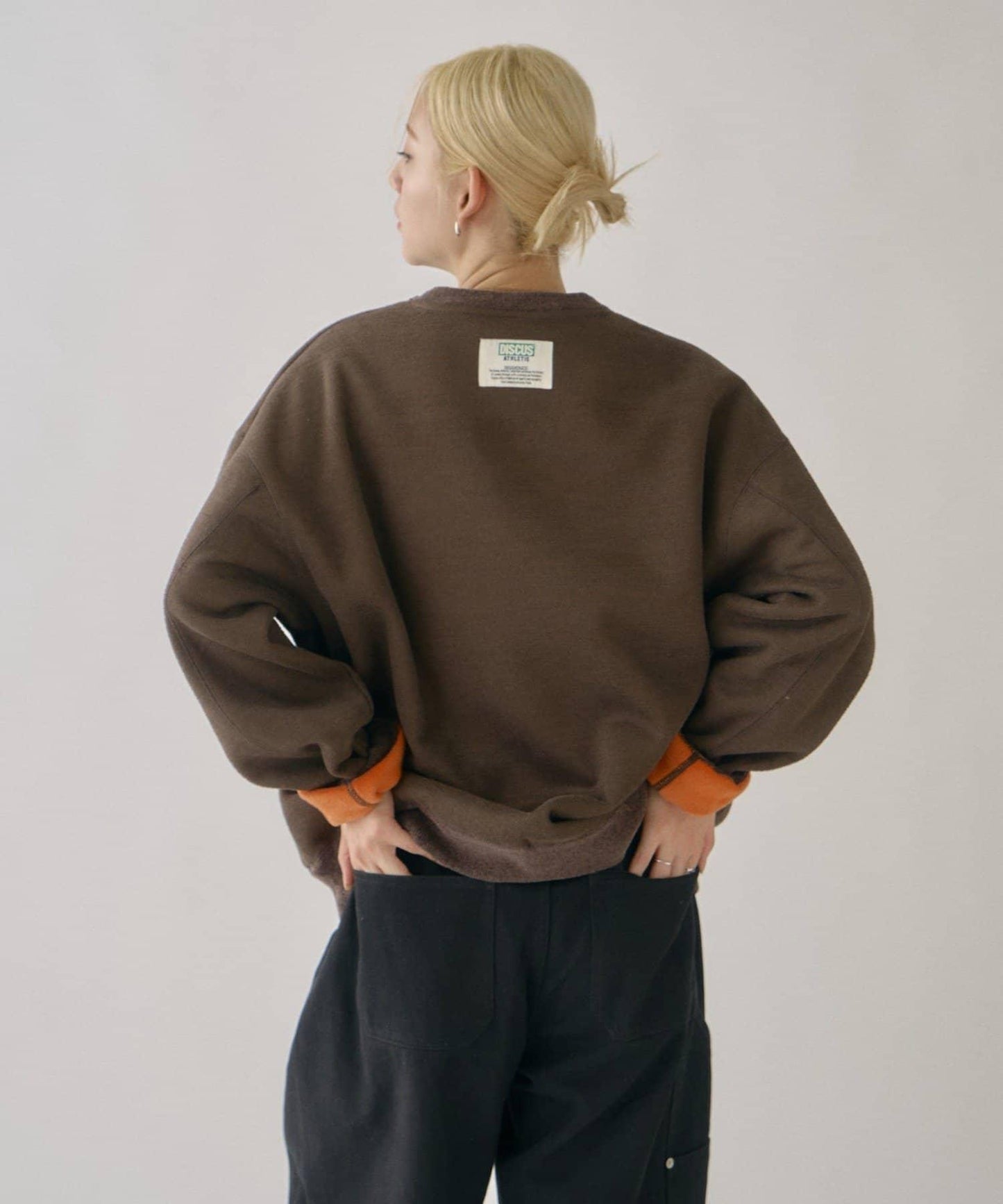 DISCUS 聯名鑲嵌內裡搖粒絨套頭衫