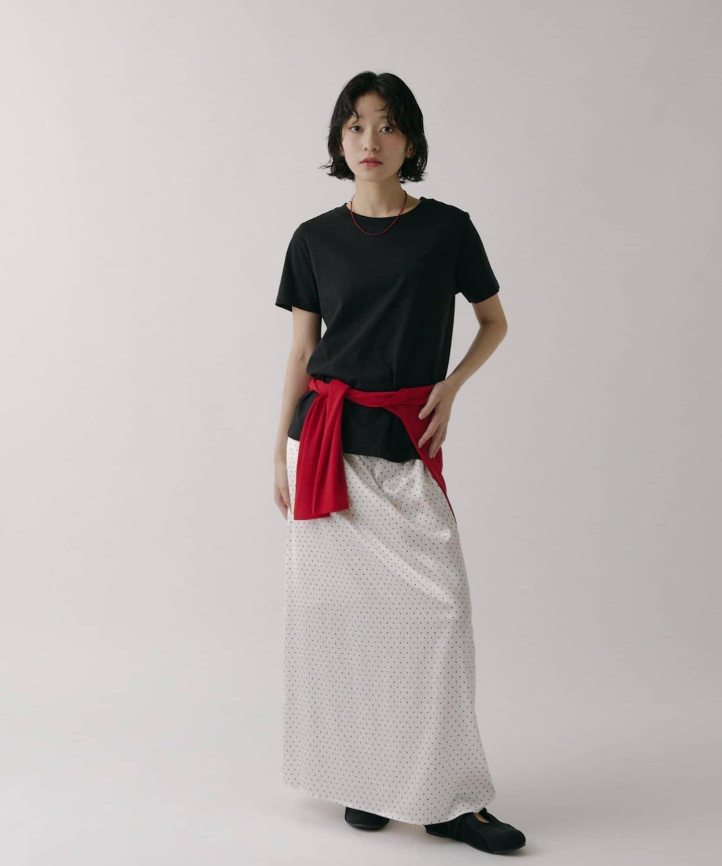 【MOTION】防汗漬刺繡緊湊T恤