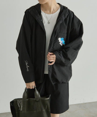 Takuro Matsui×ear 聯名款防風夾克 撥水UV加工