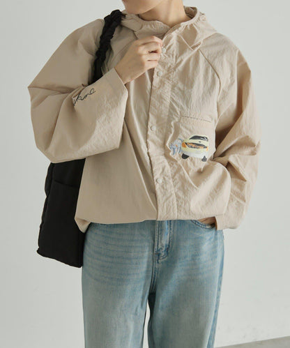 Takuro Matsui×ear 聯名款防風夾克 撥水UV加工