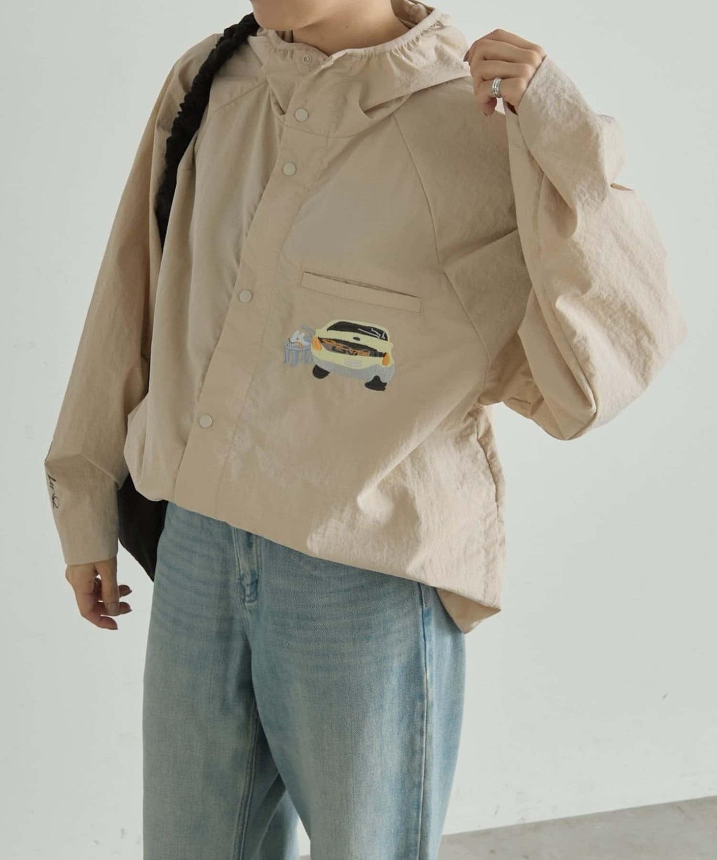 Takuro Matsui×ear 聯名款防風夾克 撥水UV加工