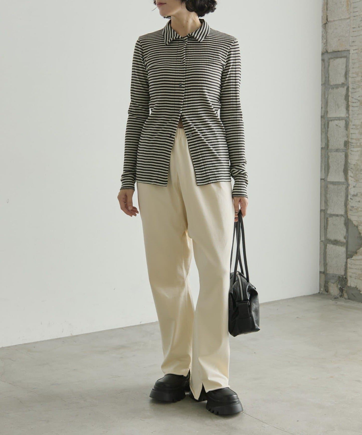 MONT KEMMEL×SUM1 STYLE(モンケメル×スミスタイル) 邊框翻領羅紋上衣
