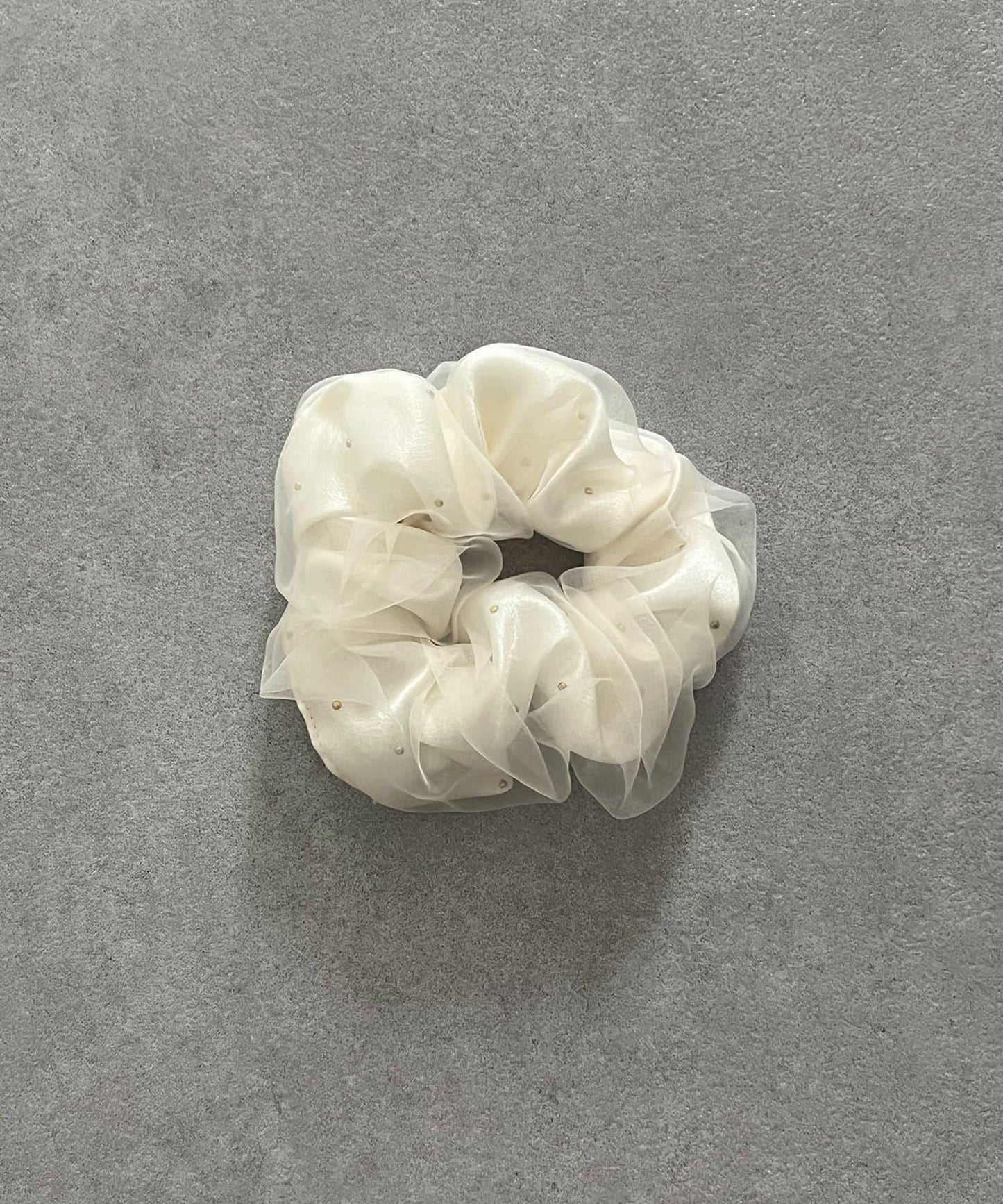 GOLD 寶石薄紗髮圈