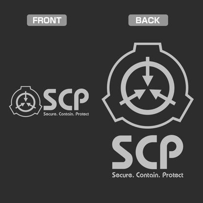 SCP財団 L碼 T/C教練夾克 黑色