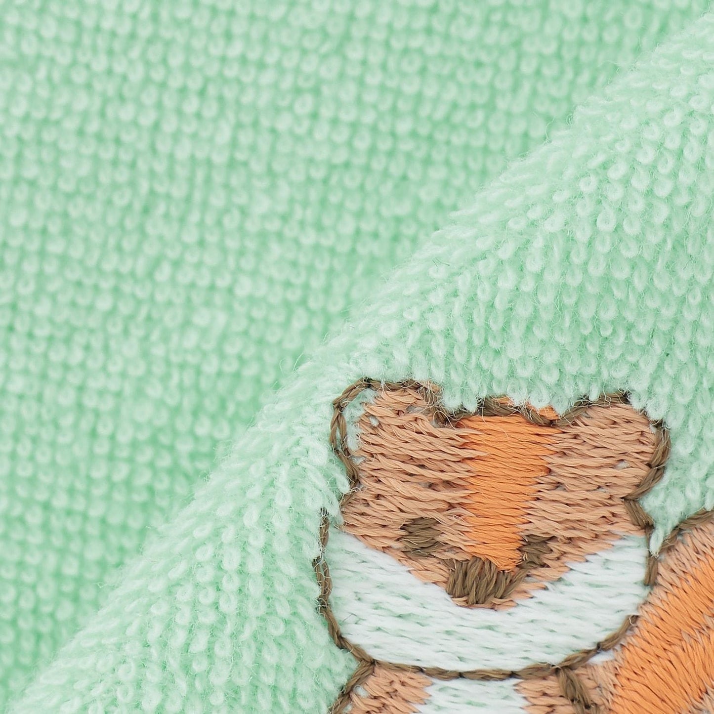 森林動物刺繡 圍兜
