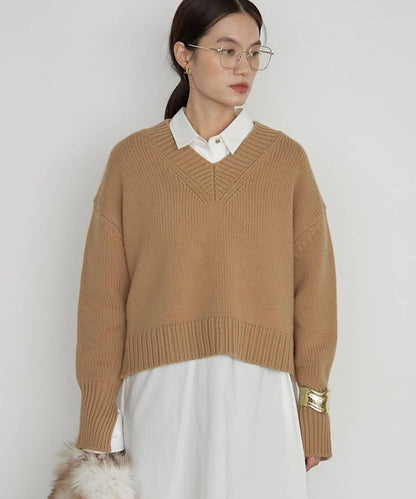 易打理 YAKWOOL V領針織衫