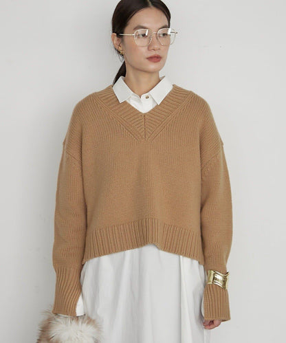 易打理 YAKWOOL V領針織衫