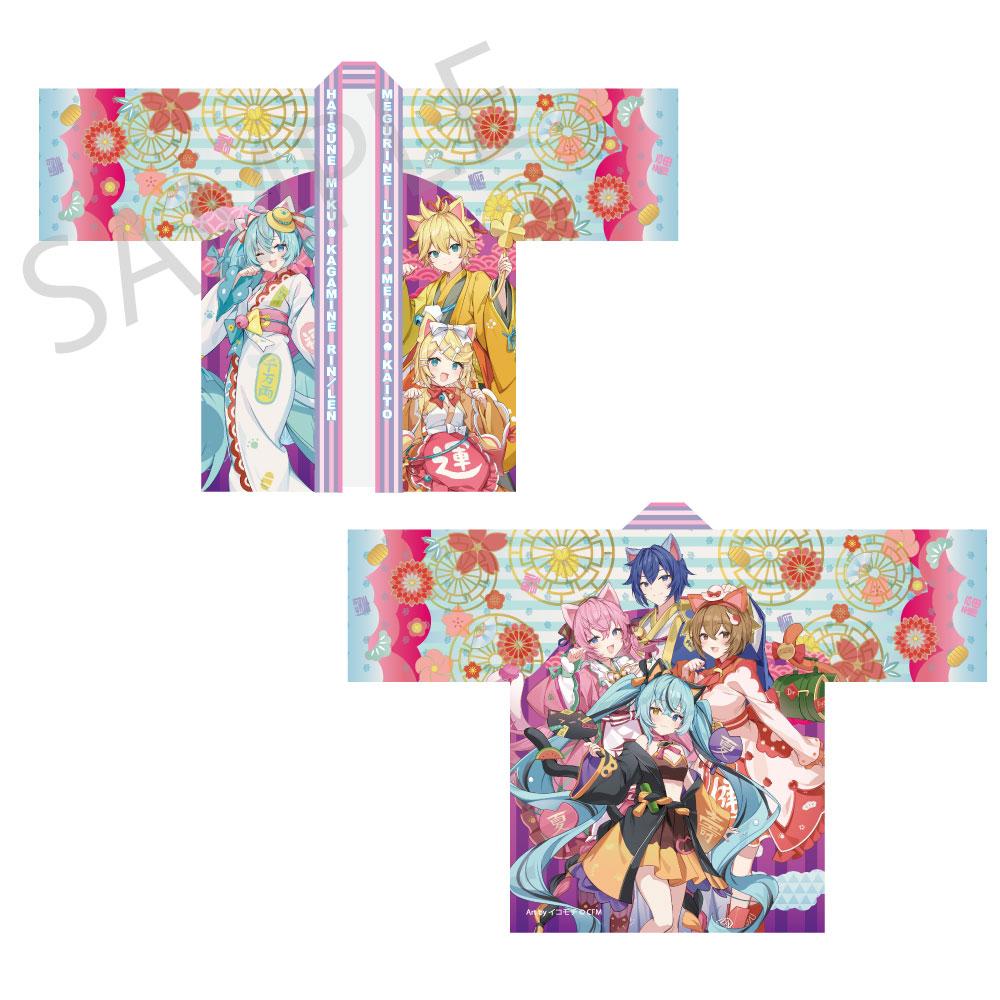 初音未來（初音未來） 招財貓×真夏熊谷 招福法被2026 Art by イコモチ