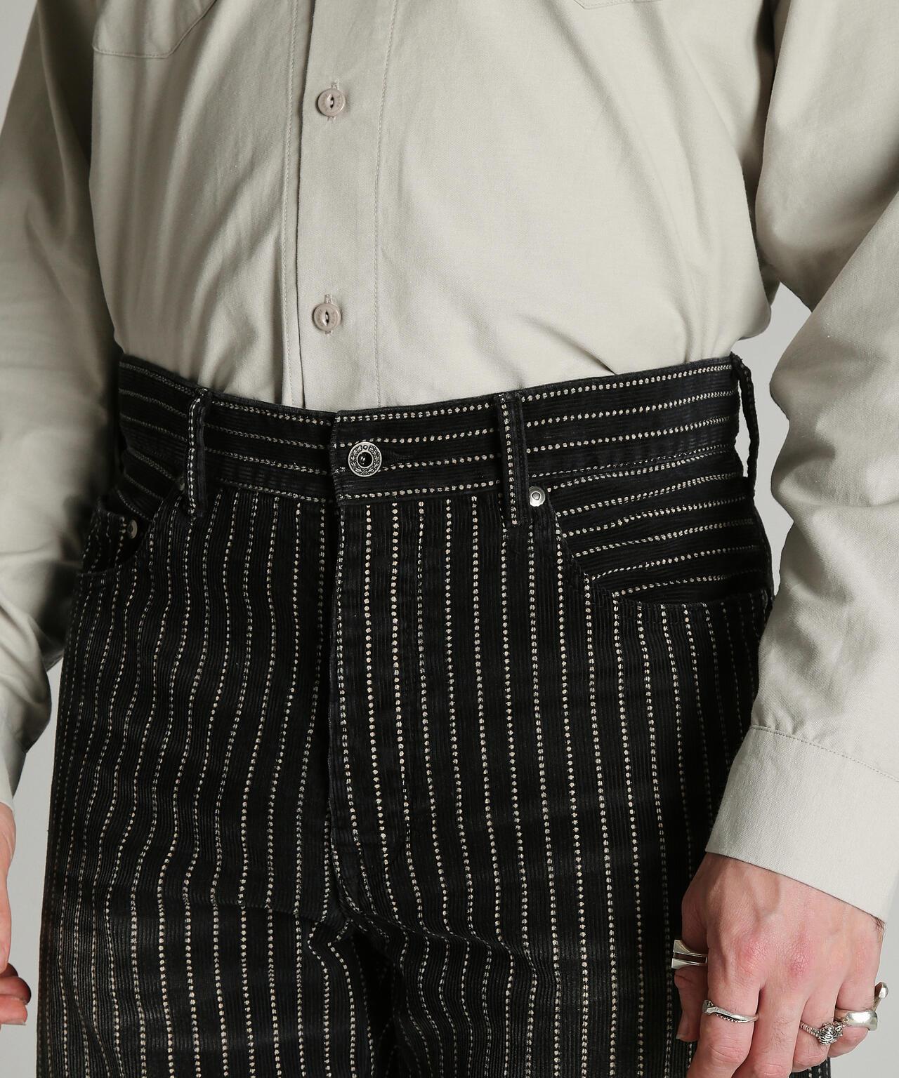 INDIGO CORDUROY PANTS 靛藍燈芯絨長褲