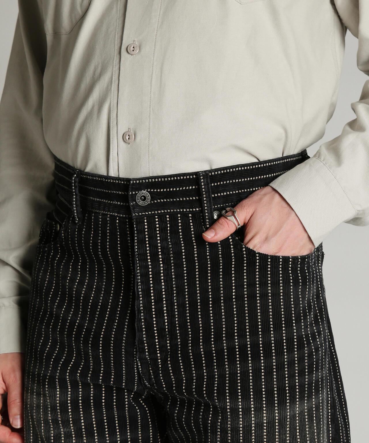 INDIGO CORDUROY PANTS 靛藍燈芯絨長褲
