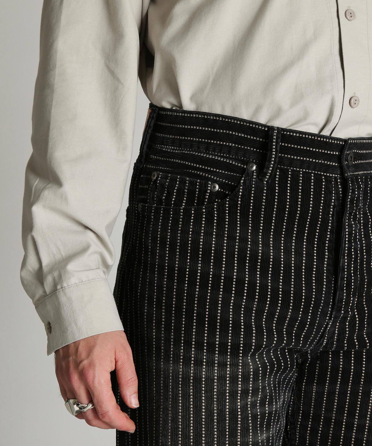 INDIGO CORDUROY PANTS 靛藍燈芯絨長褲