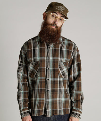 PLAID CF LS SHIRT 格紋棉法蘭絨襯衫