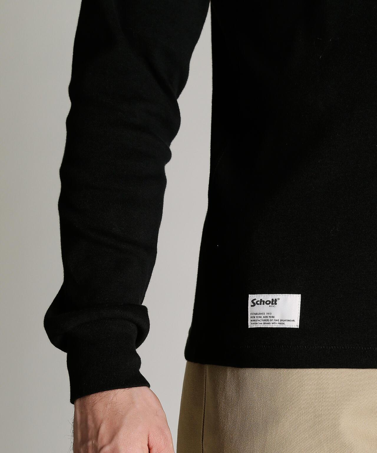 KNITTING HENLEY LS T-SHIRT 針織亨利領長袖T恤