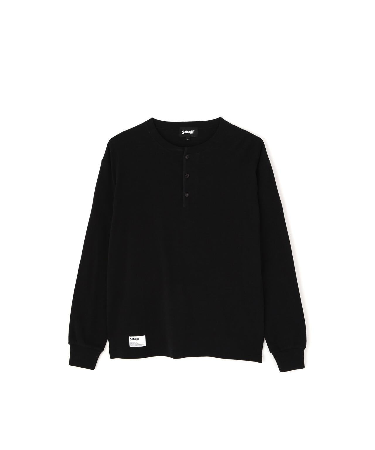 KNITTING HENLEY LS T-SHIRT 針織亨利領長袖T恤