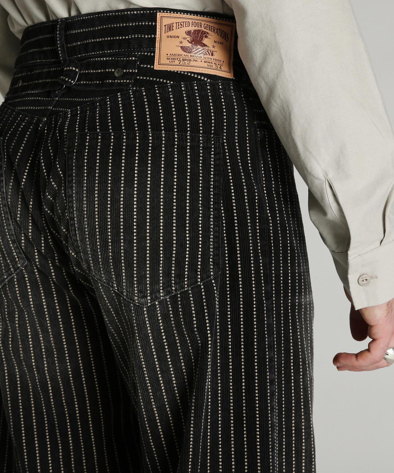 INDIGO CORDUROY PANTS 靛藍燈芯絨長褲