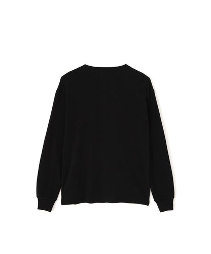KNITTING HENLEY LS T-SHIRT 針織亨利領長袖T恤