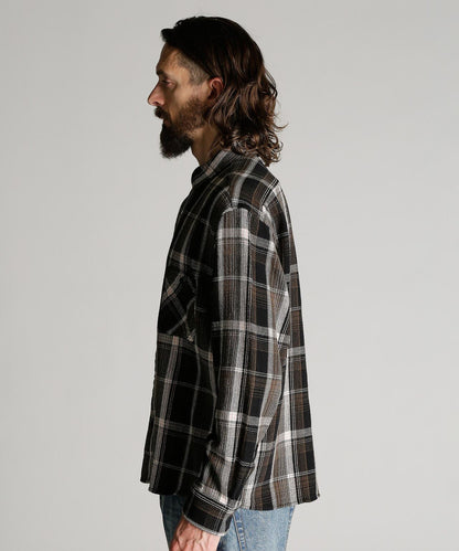 PLAID CF LS SHIRT 格紋棉法蘭絨襯衫