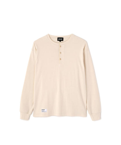KNITTING HENLEY LS T-SHIRT 針織亨利領長袖T恤