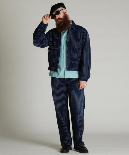INDIGO CORDUROY PANTS 靛藍燈芯絨長褲