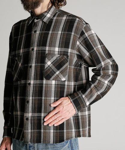 PLAID CF LS SHIRT 格紋棉法蘭絨襯衫