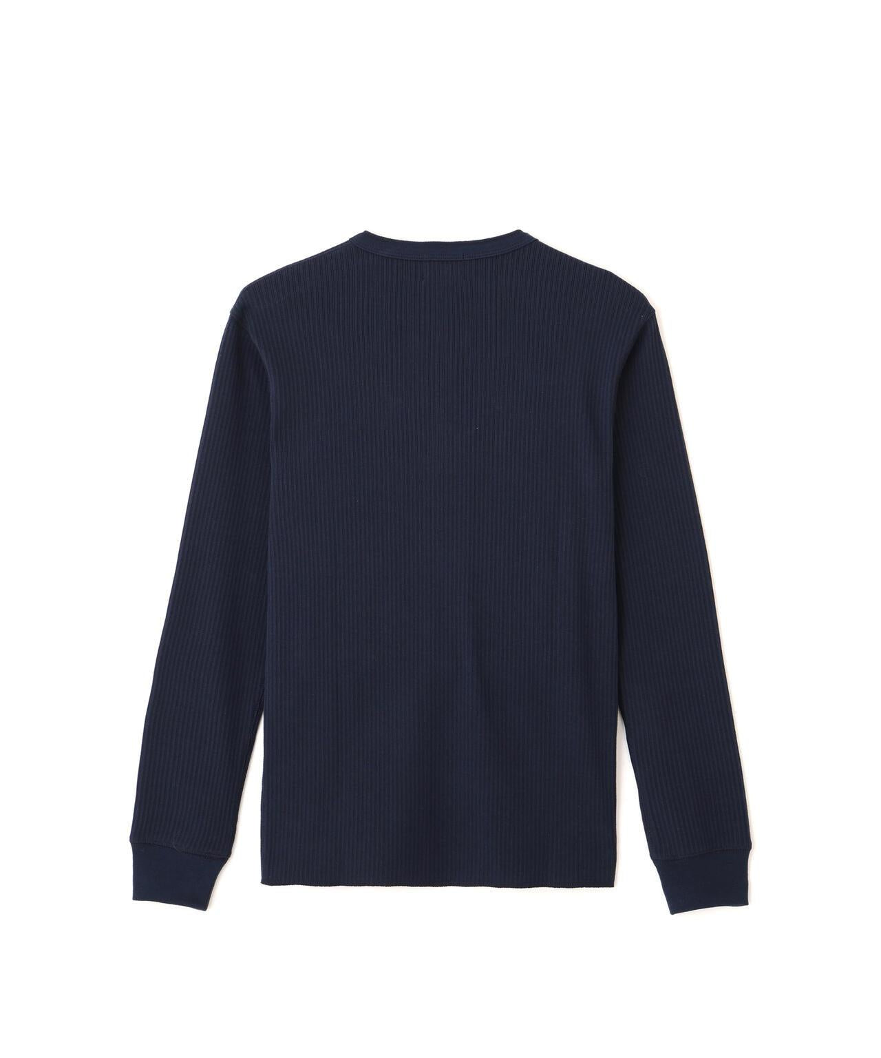 ARMY RIB HENLEY LS T-SHIRT/陸軍羅紋亨利領長袖T恤