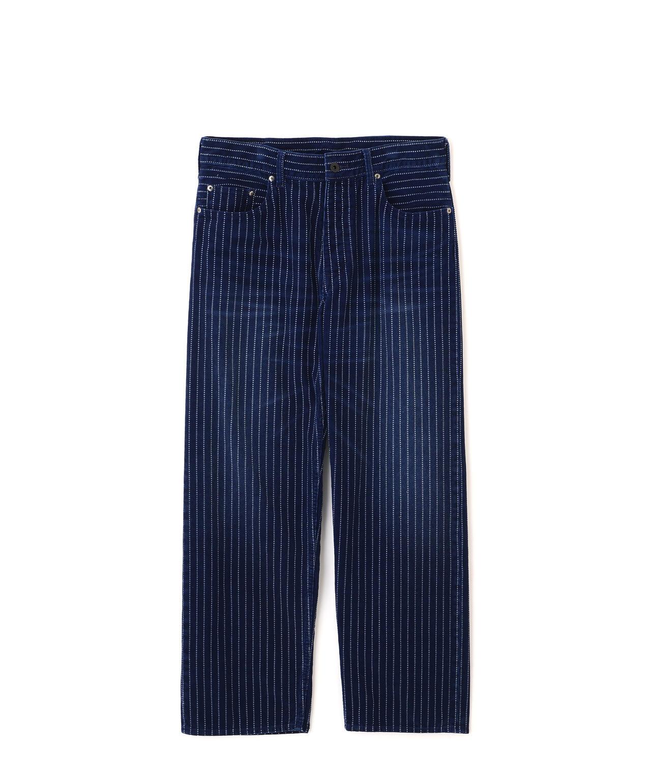 INDIGO CORDUROY PANTS 靛藍燈芯絨長褲