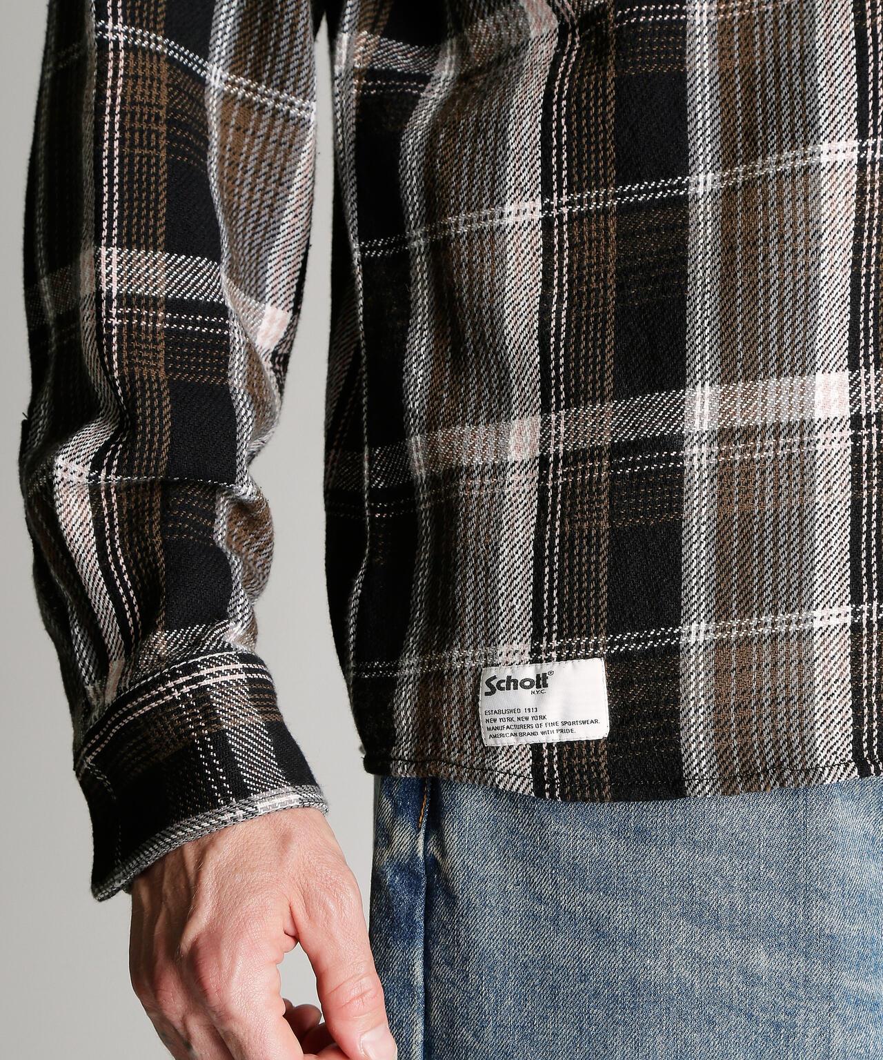 PLAID CF LS SHIRT 格紋棉法蘭絨襯衫