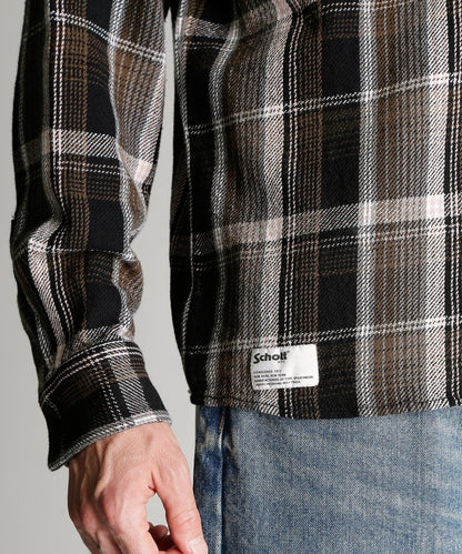 PLAID CF LS SHIRT 格紋棉法蘭絨襯衫