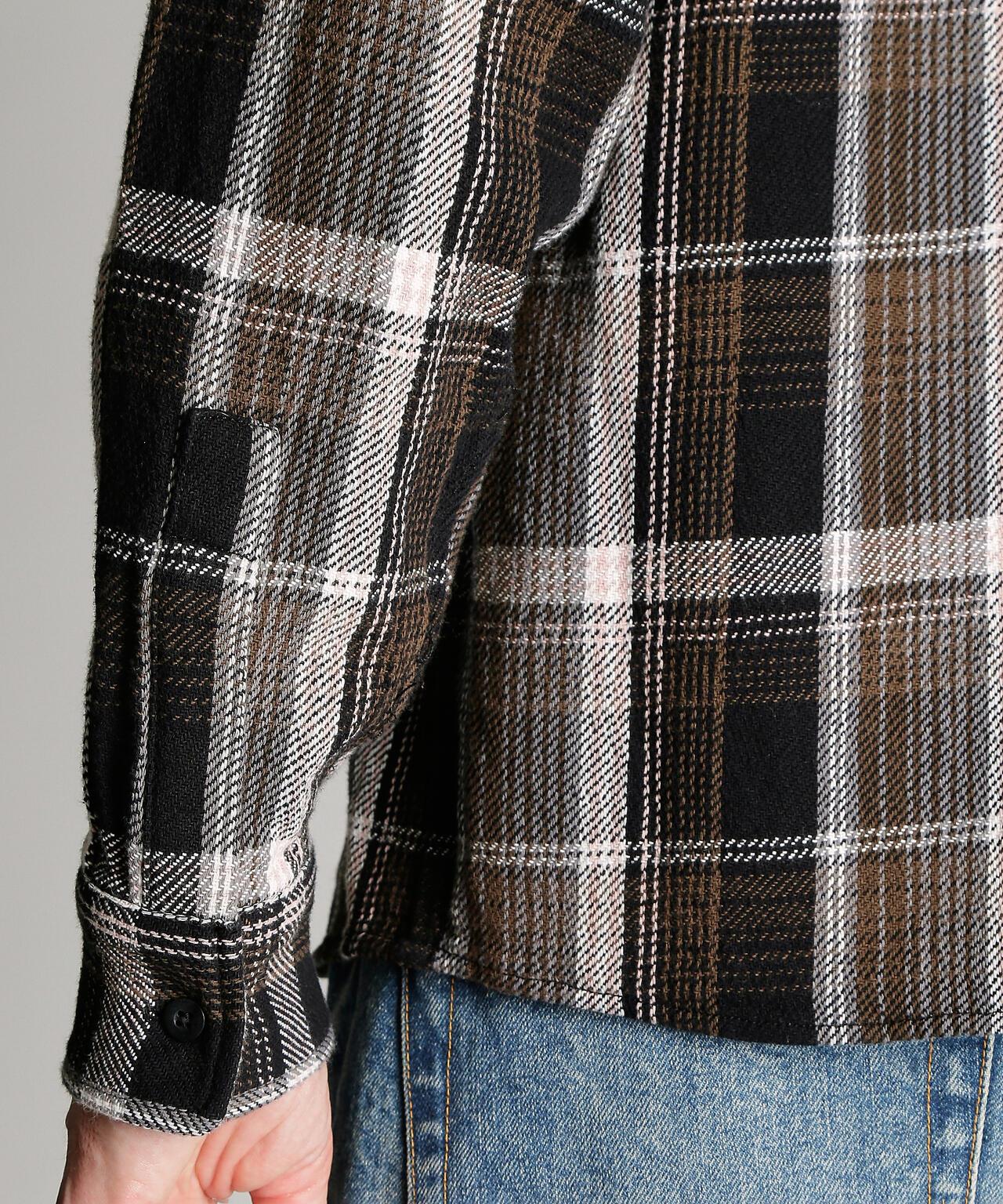 PLAID CF LS SHIRT 格紋棉法蘭絨襯衫
