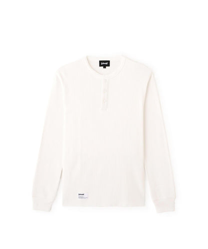 ARMY RIB HENLEY LS T-SHIRT/陸軍羅紋亨利領長袖T恤