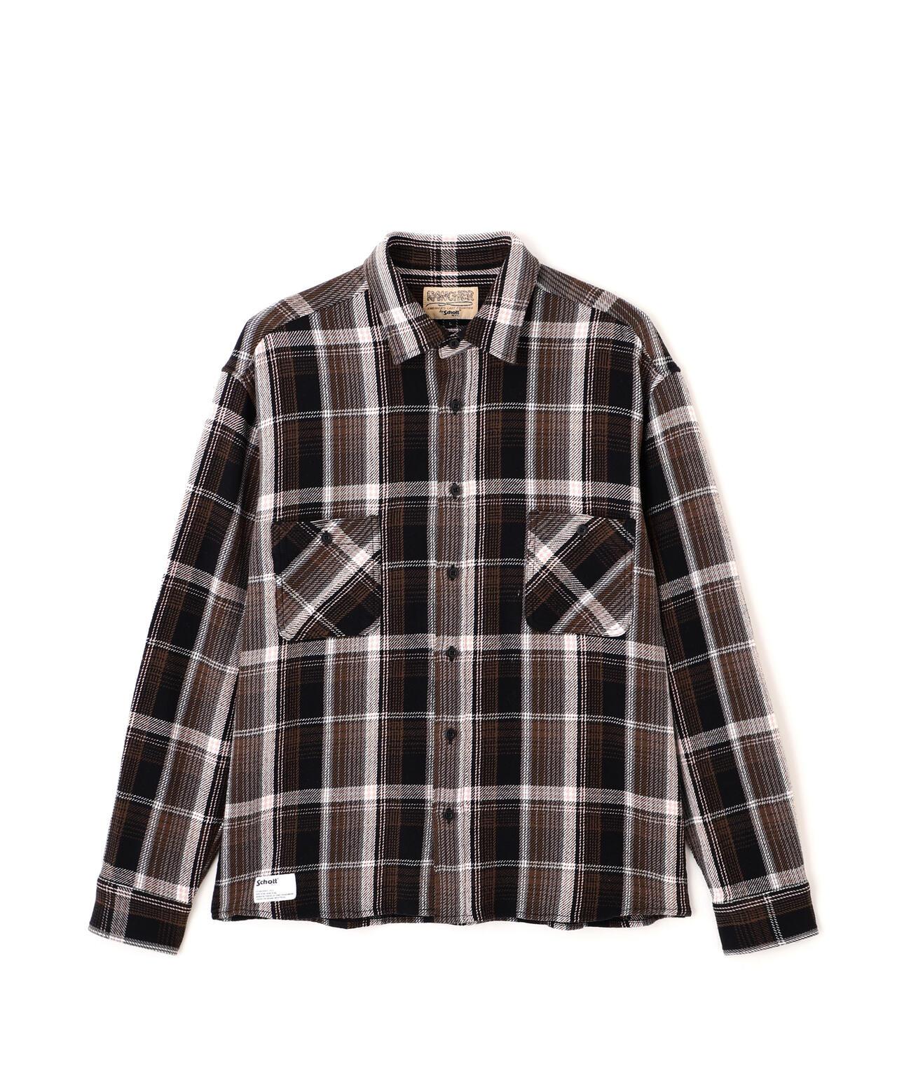 PLAID CF LS SHIRT 格紋棉法蘭絨襯衫