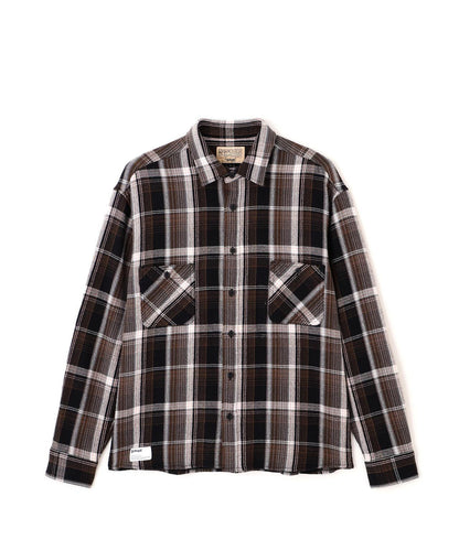 PLAID CF LS SHIRT 格紋棉法蘭絨襯衫